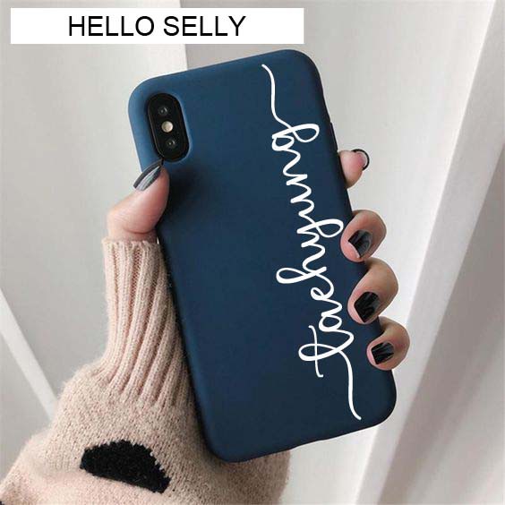 [S22] Custom Nama Softcase Candy for All Type Samsung Vivo Oppo Realme Xiaomi Iphone