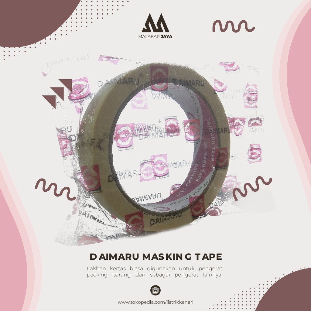 

Lakban Kertas / Masking Tape / Daimaru