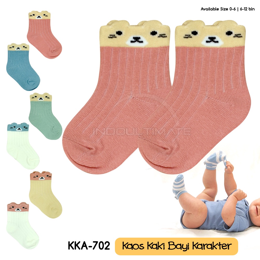 Baby Socks Kaos Kaki Anak Bayi Balita Laki-Laki Perempuan Kaos Kaki Anak Bayi KKA-702 Alas Kaki Pelindung Kaki Kid Sock Anak Foot Cover Kaus Kaki Kaos Kaki Karakter