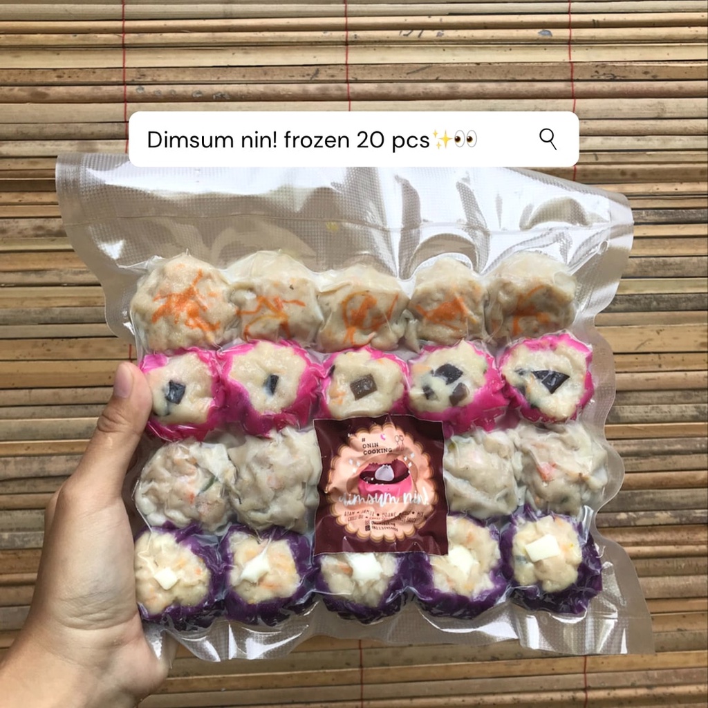 

PAKET HEMAT 20pcs Siomay Dimsum PREMIUM FROZEN BEKU Mix Varian