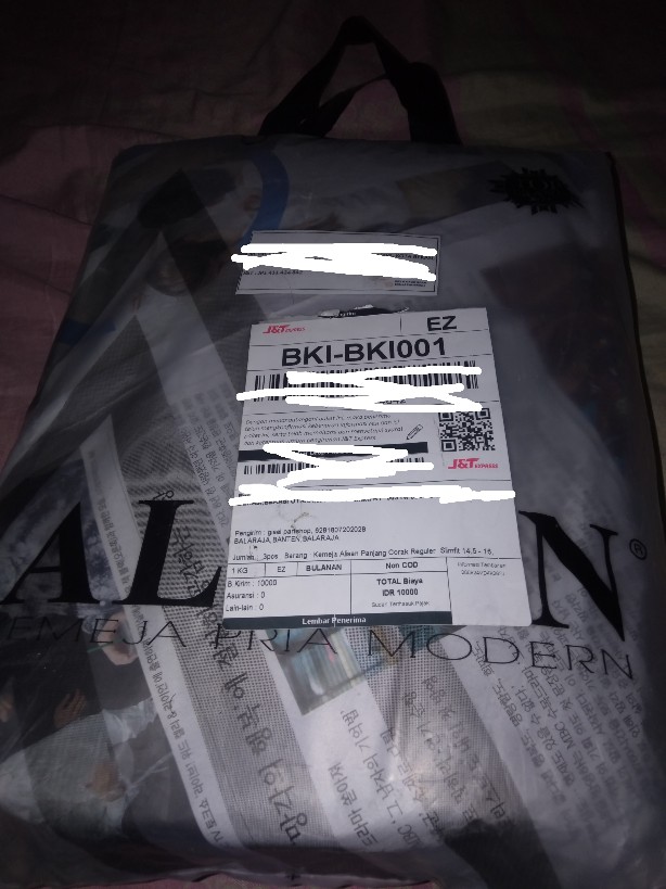 Kemeja Alisan Panjang Corak Reguler & Slimfit 14,5 - 16