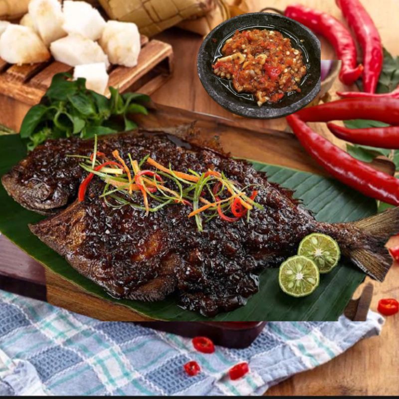 

Ikan Bawal Bakar