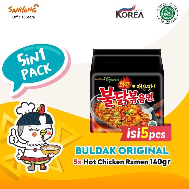 

⚡️Stok terbaru⚡️ 5 in 1 - Samyang Hot Chicken Ramen Original !