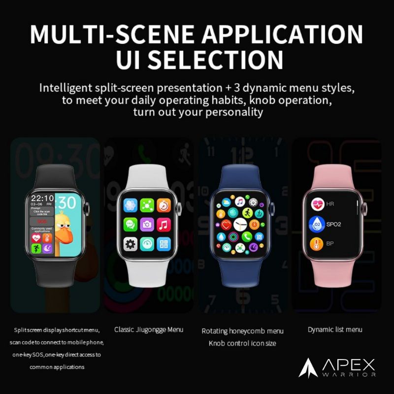 Grosir - Smartwatch Bluetooth Call Sport IWO HW16 Promax Series 7 Apex Warrior | Bisa Bayar Ditempat