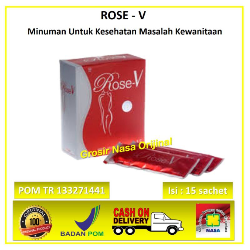 ROSE-V ORIGINAL NASA - PERWATAN KEWANITAAN -ROSE-V HERBAL NASA