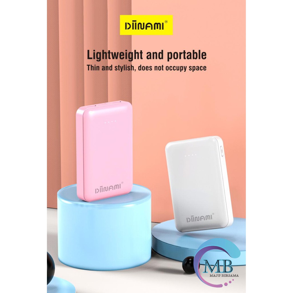 BM084 Powerbank diinami DI-Y20 real 8000mah led dual usb quick charge Fast Charging MB489