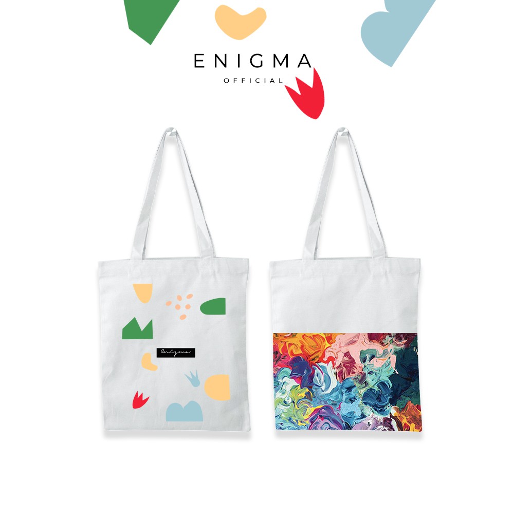 [ NEW ] TOTEBAG KANVAS ORIGINAL ENIGMA KATALOG ART TOTEBAG WANITA