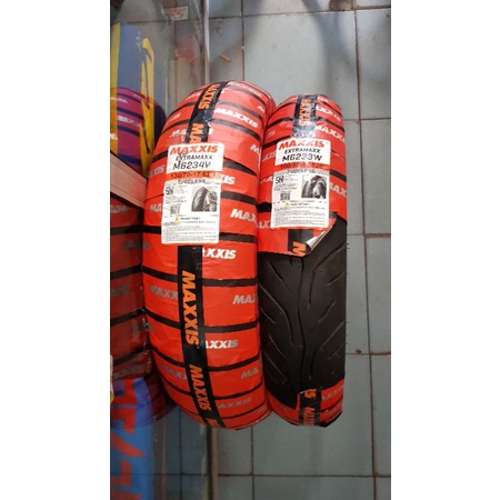 (MAXXIS) - BAN LUAR TUBELESS 100/80-17 EXTRAMAXX DAN 130/70-17 EXTRAMAXX MAXXIS