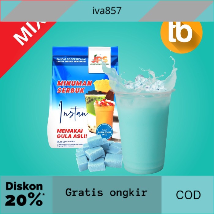 

PROMO JPS Bubuk Bubble Gum Mix (Bubuk minuman dan makanan) GRATIS ONGKIR