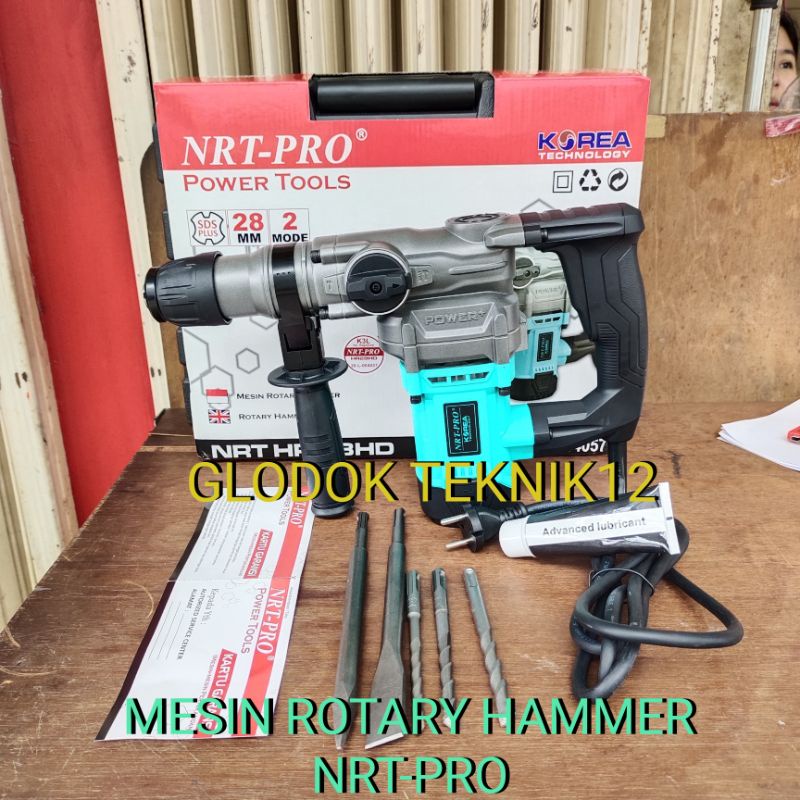 MESIN BOR BOBOK BETON NRT-PRO 28 / MESIN ROTARY HAMMER NRT PRO