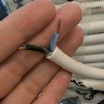 kabel 2x1.5 NyM meteran kabel tunggal per meter ETERNA kabel listrik kuat instalasi