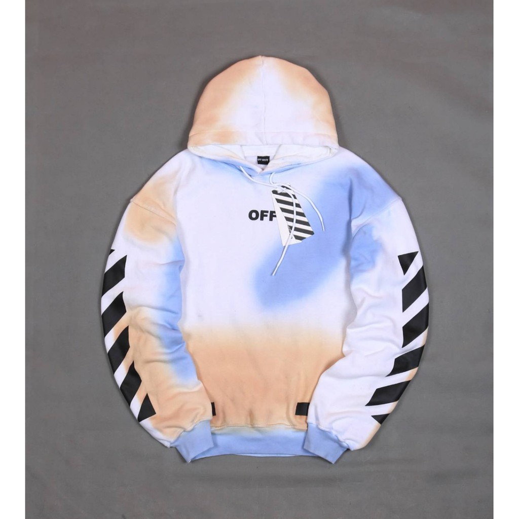 JAKET SWEATER HOODIE BS OF WHITE TIE DYE UNISEX PREMIUM QUALITY