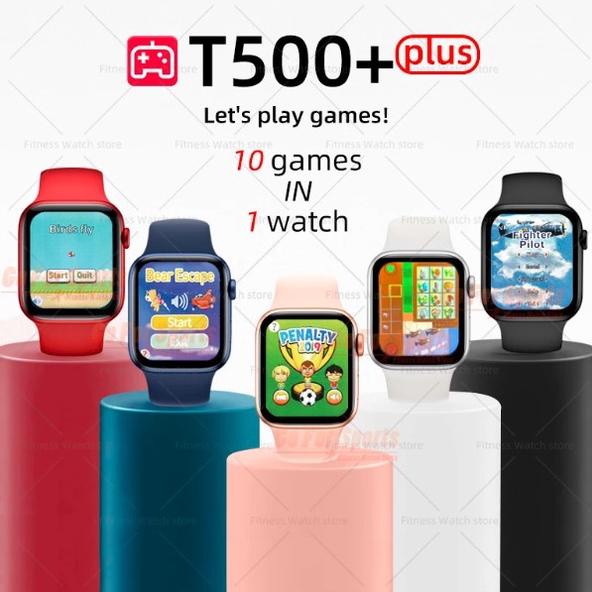 T500 Plus Jam Tangan Pintar Bluetooth Smartwatch T 500 + 10 Games Android