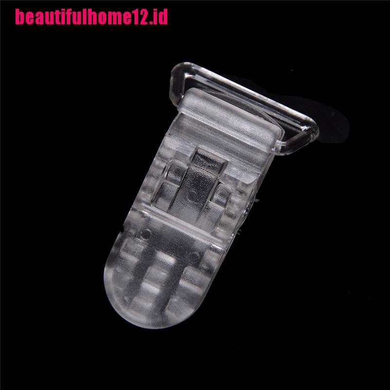 【beautifulhome12.id】1Pcs New Fashion Baby Clear Baby Soother Pacifier Clip Holder Infant