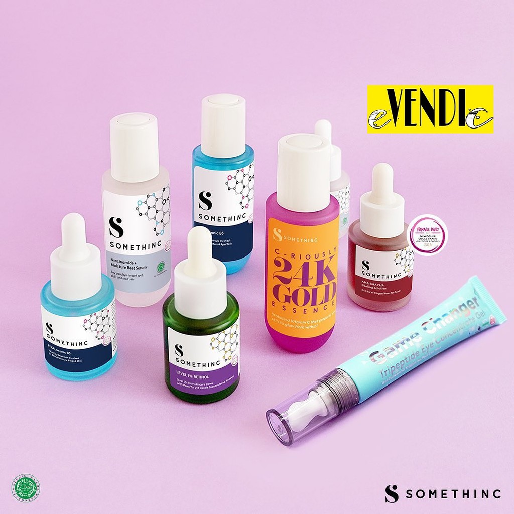 somethinc serum Niacinamide + Moisture Beet AHA BPA peeling Solution HYALuronic B5 Retinol bakuchiol