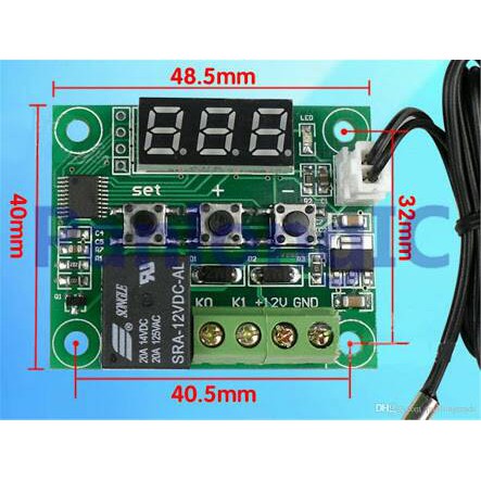 W1209 Digital Thermostat Thermometer Temperature Control Suhu DC 12V