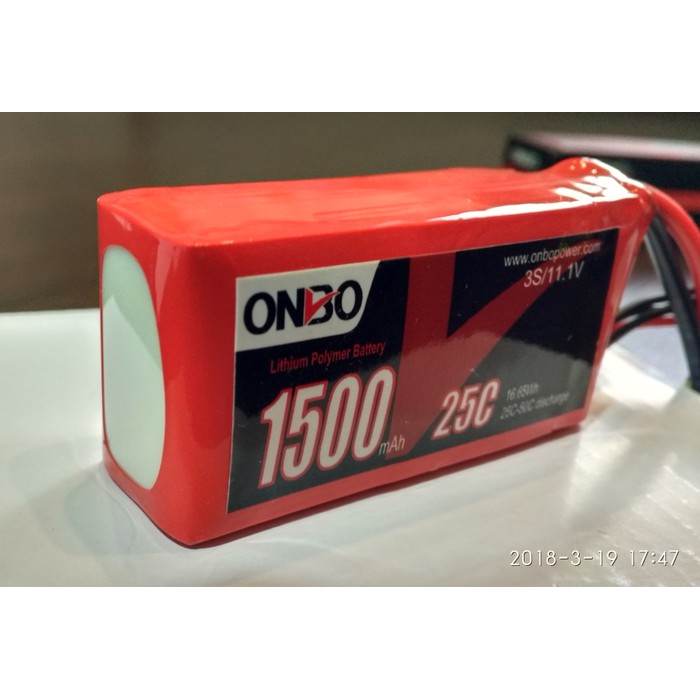 Lipo Battery 3s 11.1v 1500mah 25-50c Onbo Power