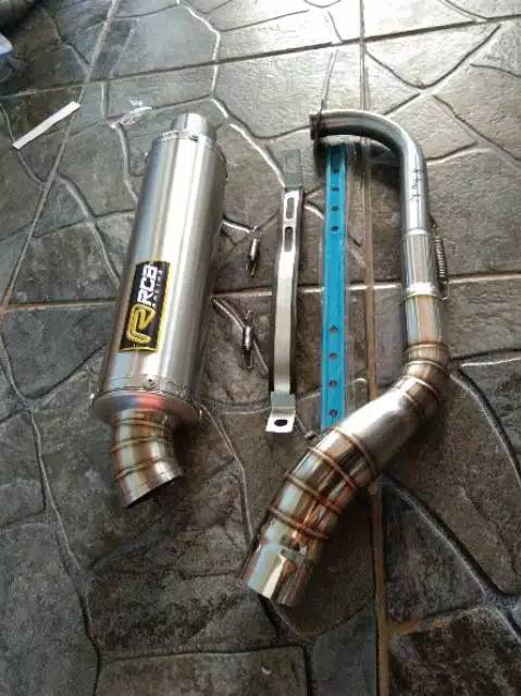 Knalpot RCB FOR ALL BEBEK LEHER KOLONG VEGA JUPITER Z SUPRA KHARISMA DLL