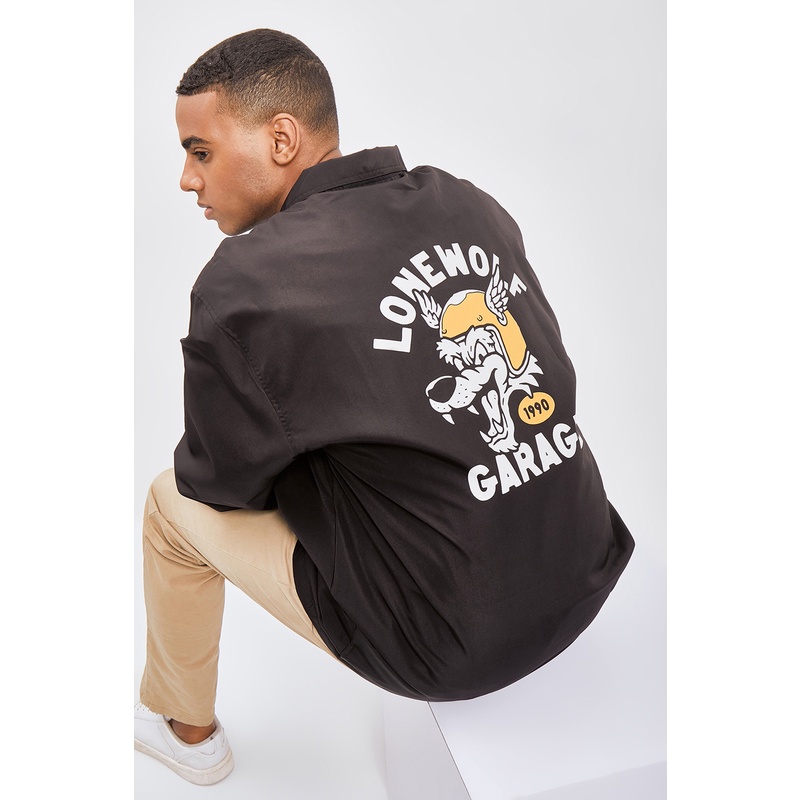 Berrybenka Street - Outer Jaket Coach Pria Lonewolf