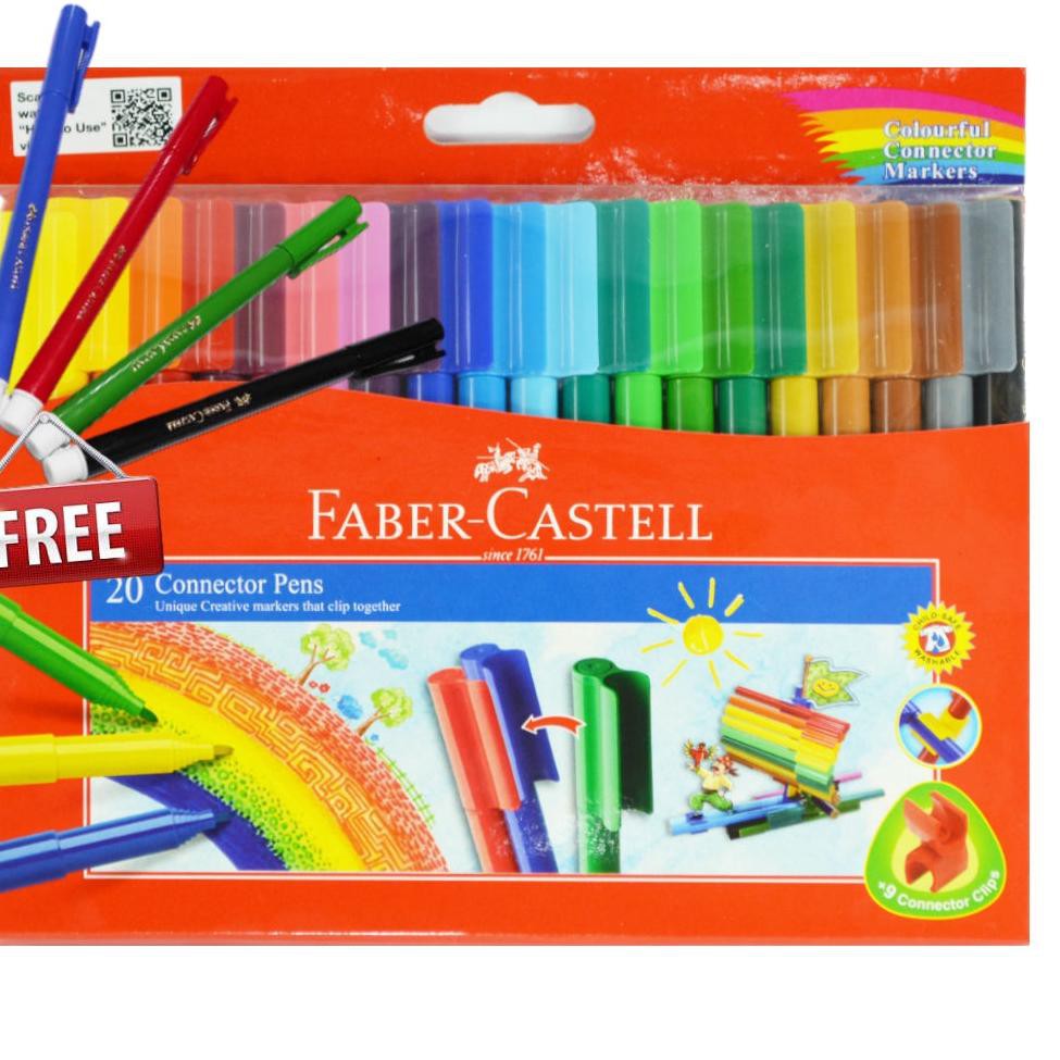 

Lagi ready Konektor Pen Faber Castell 20 Spidol Warna Free 1 Pcs Marking Pen M76I06..!