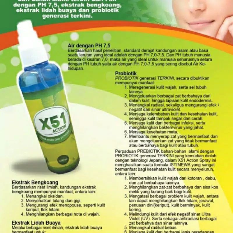 X51 Spray BioSyafa Probiotik