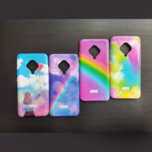 PR Softcase Pastel Rainbow Oppo A9 2020 A3S A92 A52 A91 Reno3 Reno2F