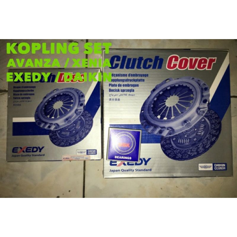 kopling set avanza xenia 1.3