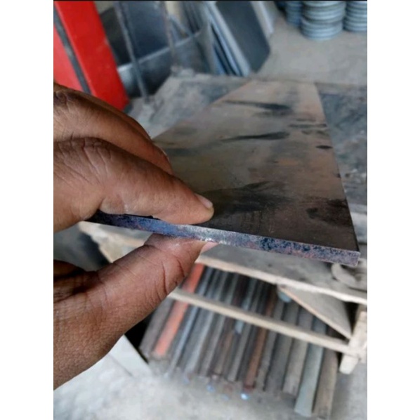 Plat Strip Besi 100mm Tebal 6mm Panjang 10cm