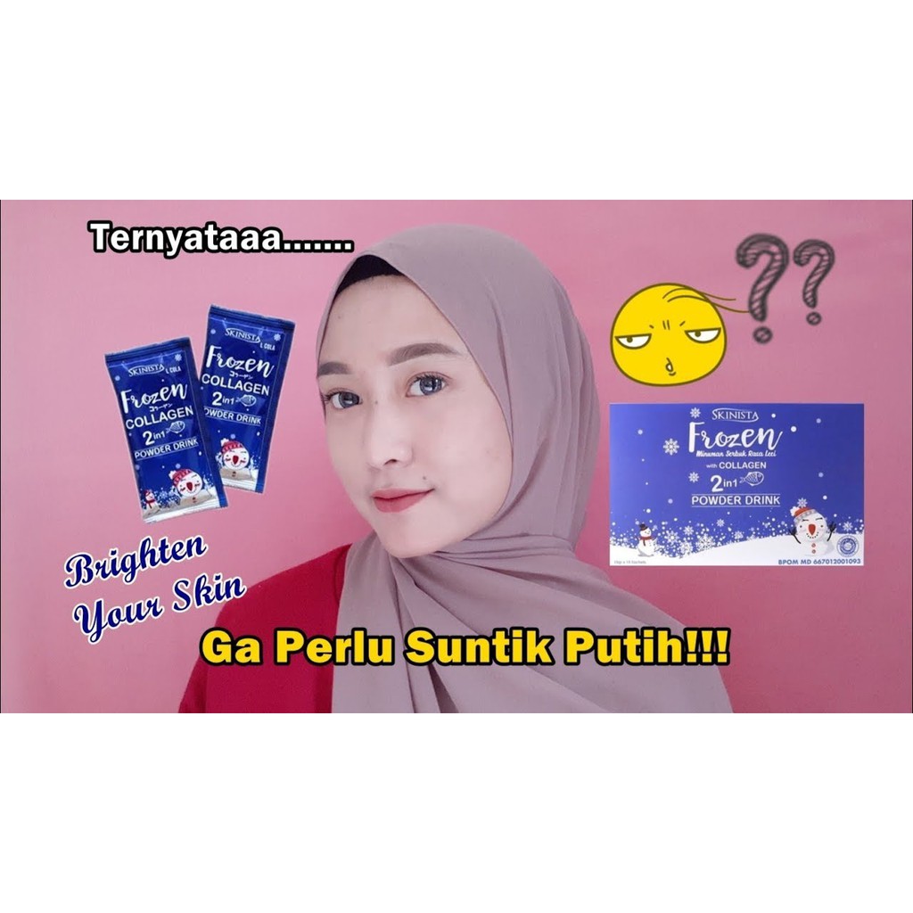frozen collagen serbuk VERSI ASLI POWDER DRINK  Skinista BPOM
