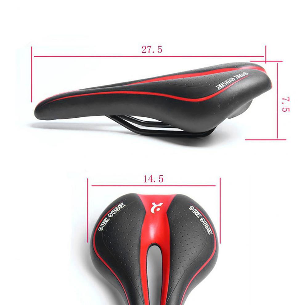 Sadel Sepeda Bahan Kulit Lembut dengan Desain Hollow Sadel Sepeda Bahan Kulit Lembut dengan Desain Hollow