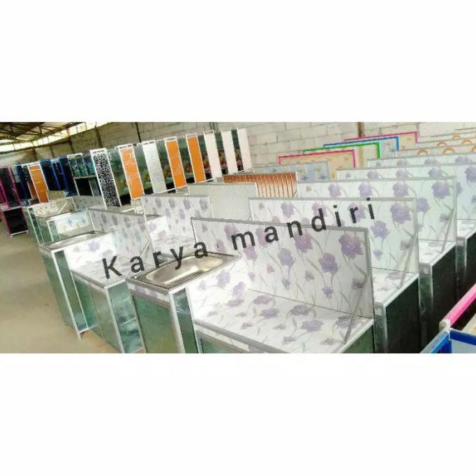 Rak Piring Wastafel 3 Pintu / Rak Dapur Wastafel / Rak Kompor Othmanstore