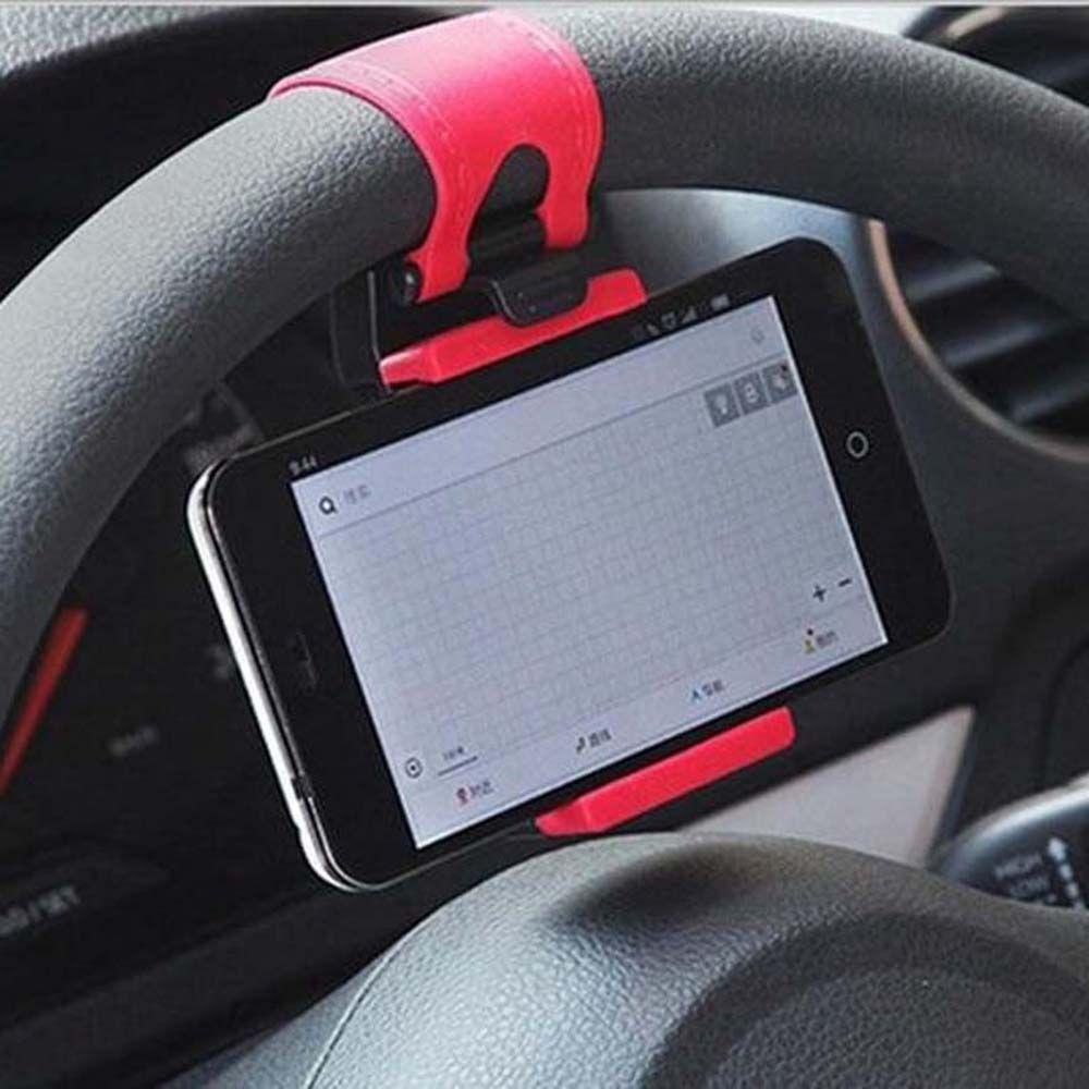 Lanfy Car Phones Holder Sepeda Plastik Klip Mount Car Phones Support Braket Handphone Otomatis