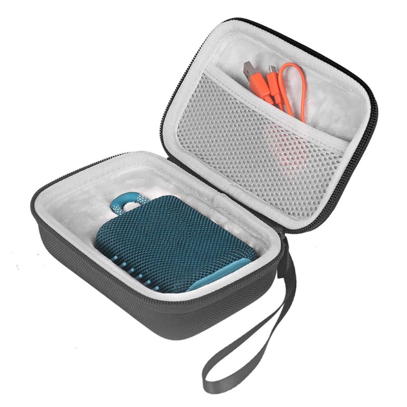 Cre Tas Hard Case EVA portable Dengan Resleting Untuk Speaker Bluetooth JBL GO 3