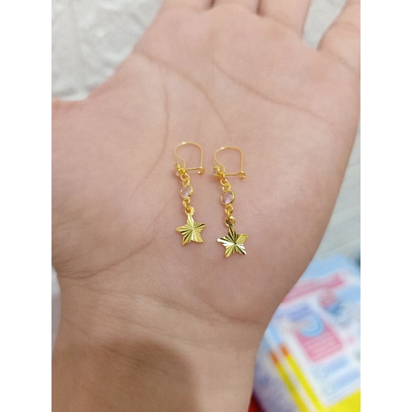 ANTING DEWASA PERAK 925 LAPIS MAS