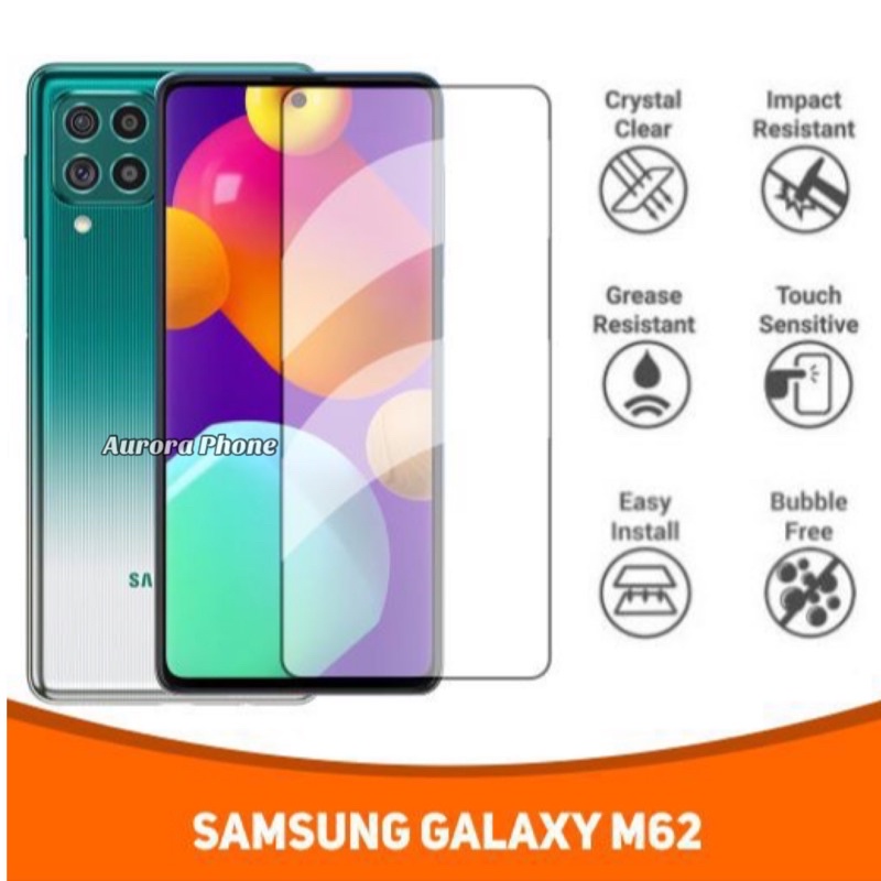 Samsung Galaxy M62 Tempered Glass Full / Anti Gores Full Samsung M62 / Tempered Glass Samsung M62 / Anti Gores Samsung M62 / Samsung M62