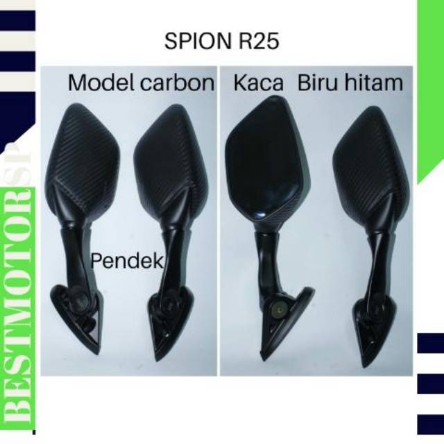 Spion Yamaha R25 tangkai pendek modify Nmax Adv Spion Kaca