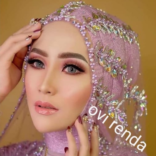 Slayer Pengantin Diamond / Veil Mutiara Diamond / Kerudung Pengantin