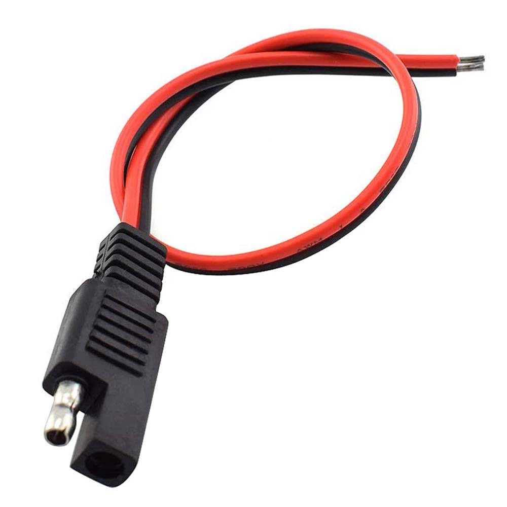 ELEGANT 2/4 PCS SAE Connector Cable 18AWG Battery Plug Wire Power Automotive Cable 30CM Solar Panel Solar Plug 2 Pin Quick Disconnect Car Jump Starter Extension Cable