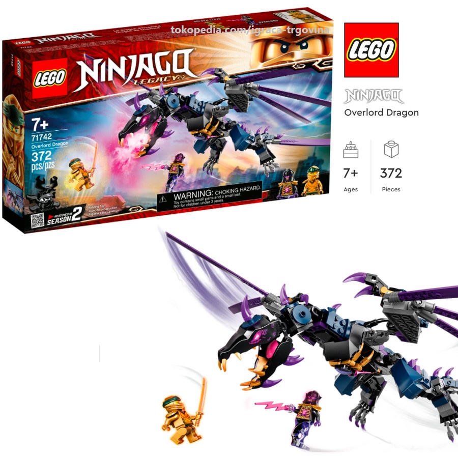 Toys Store -  LEGO Ninjago 71742 Overlord Dragon