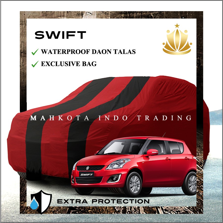 Custom Body Cover Warna Swift / Sarung Mobil / Penutup Mobil Warna Suzuki Swift