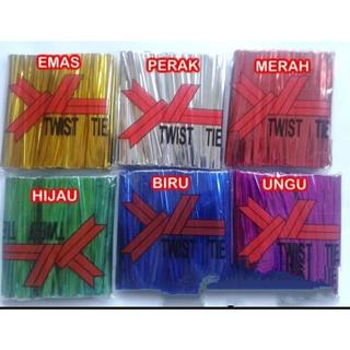 

Kawat Twist Tie 6 cm +/- 750 pcs Pengikat Permen Lolipop Bingkisan Ultah Roti Murah Gold Gift Package Ribbon Plastik Plastic Hias Hiasan Dekor Dekorasi Alat Rumah Tangga Warna Warni Color Colorful Prakarya Kerajinan Craft Crafting Art Seni