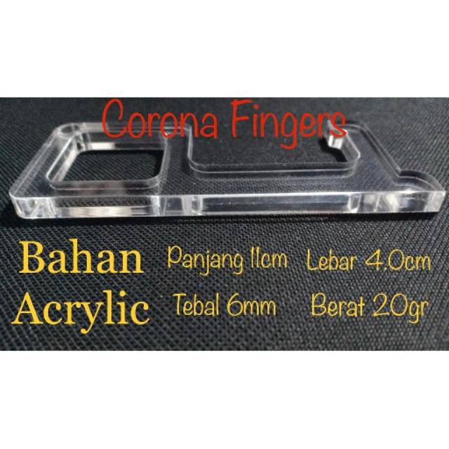 corona finger akrilik tebal best seller