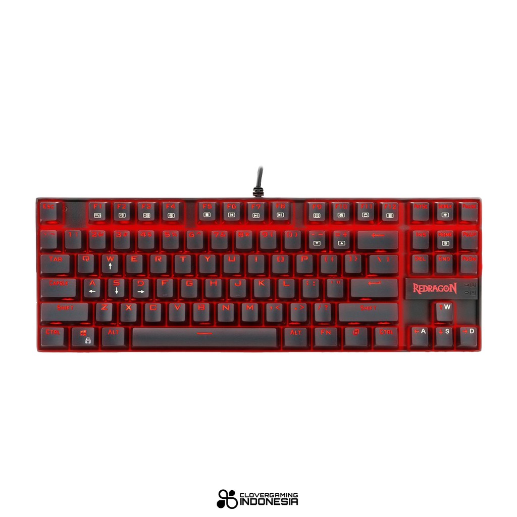 Keyboard Redragon K552 KUMARA RED LED Backlit Cherry MX Blue Switch