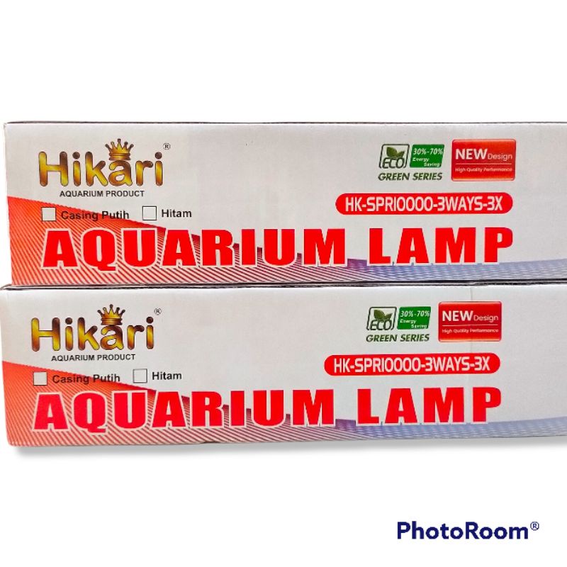 Lampu Led HIKARI HK SPR10.000 3 Baris 3X Mode Ganti Warna Aquascape,Arwana 25 watt