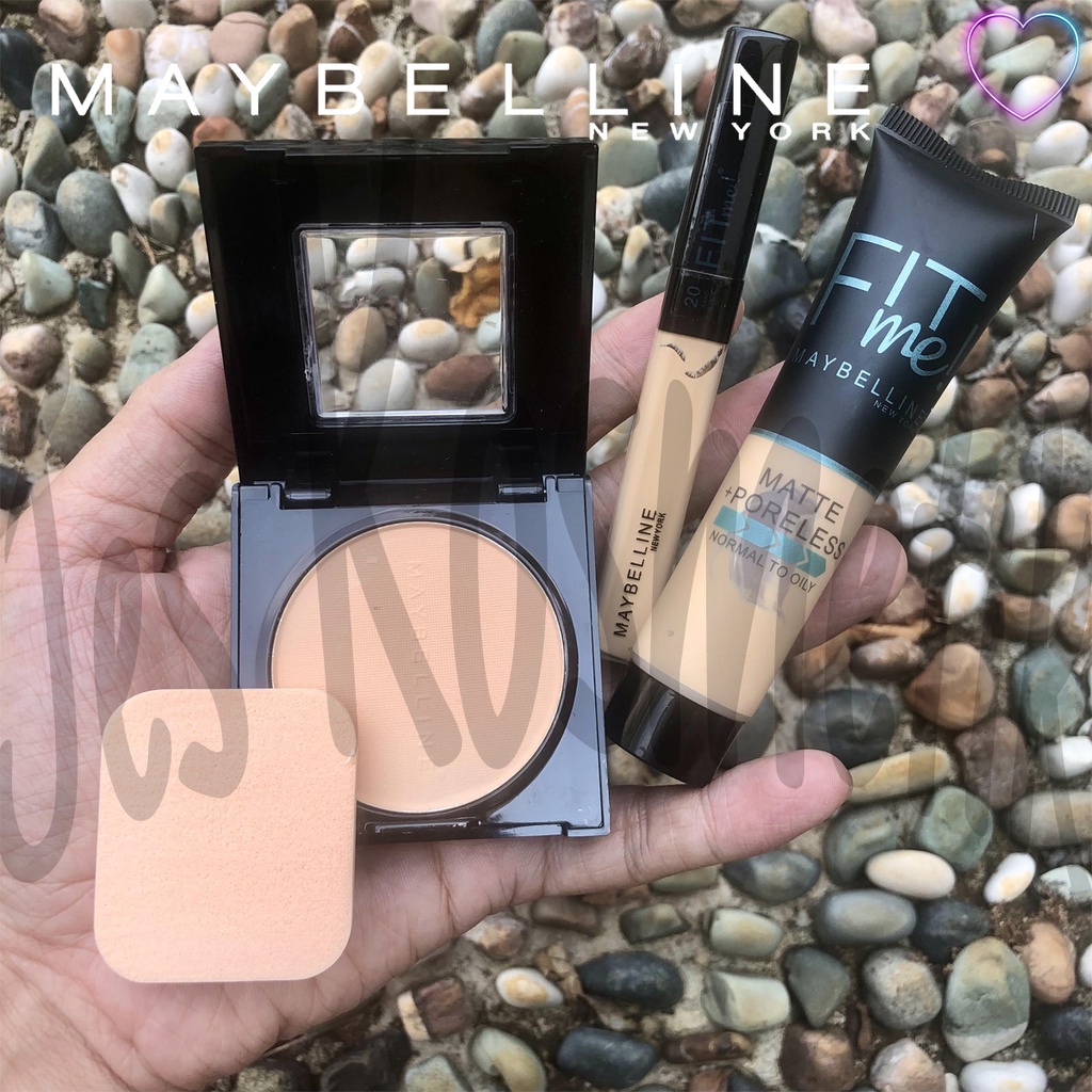 MYB Make Up Set Star 3 in 1 Bedak Padat Foundation Concealer Kecantikan Wajah