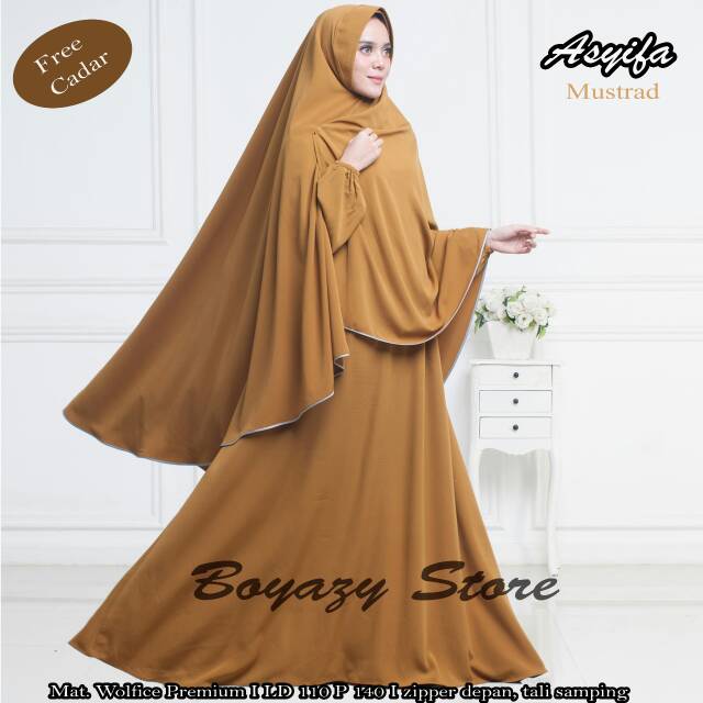 GAMIS POLOS ASYIFA SYARI ORI BOYAZY