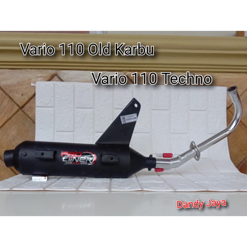 Pro liner knalpot racing Sugigi Vario 110 karbu/techno