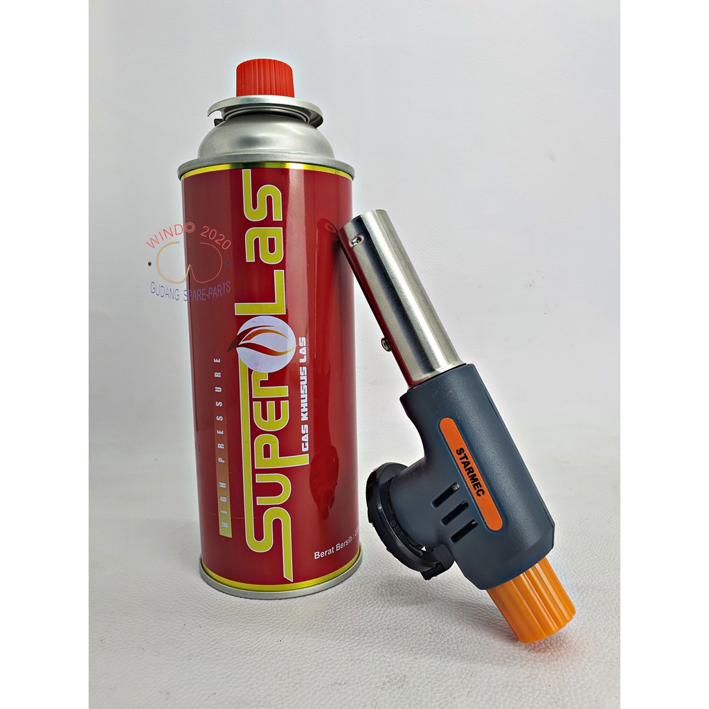 PAKET GAS TORCH | PORTEBLE GAS TORCH | BLANDER LAS SET + GAS | KEPALA LAS | ALAT BAKAR MAKANAN