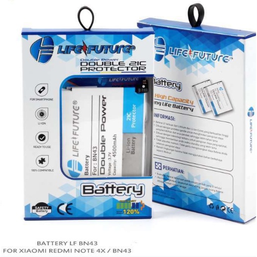 BATRE XIAOMI REDMI NOTE 4X DOUBLE POWER LIFE FUTURE