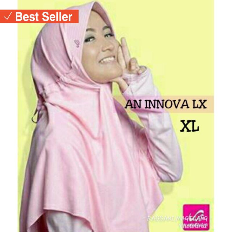 khimar Hijab pet anten wolfis terbaru murah / RABBANI COD ✓ LX (UK XL) RABBANI